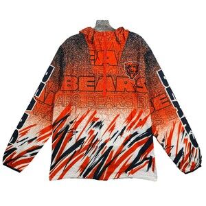Chalk Line® ADULT SMALL Chicago Bears Sketch Anorak Jacket -